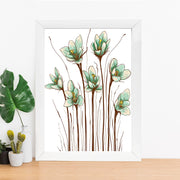 Quadro Decorativo MDF Emoldurado - Arte Multicolor 24x29cm com Moldura de Madeira 2cm