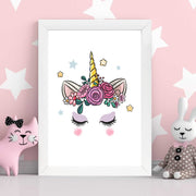 Quadro Decorativo MDF Emoldurado - Arte Multicolor 24x29cm com Moldura de Madeira 2cm