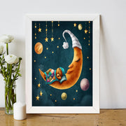 Quadro Decorativo MDF Emoldurado - Arte Multicolor 24x29cm com Moldura de Madeira 2cm