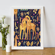 Quadro Decorativo MDF Emoldurado - Arte Multicolor 24x29cm com Moldura de Madeira 2cm