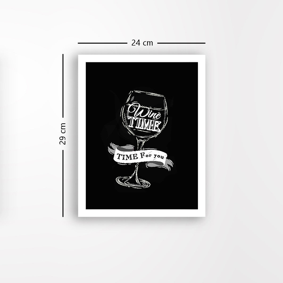 Quadro Decorativo MDF Emoldurado - Arte Multicolor 24x29cm com Moldura de Madeira 2cm