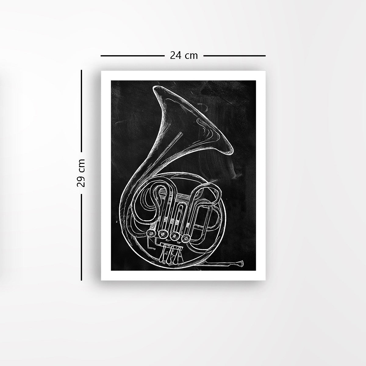 Quadro Decorativo MDF Emoldurado - Arte Multicolor 24x29cm com Moldura de Madeira 2cm