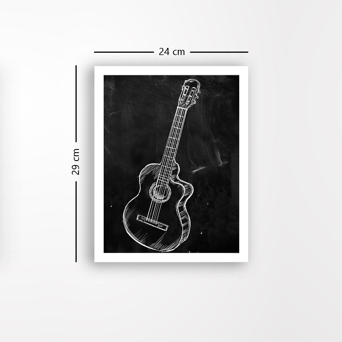 Quadro Decorativo MDF Emoldurado - Arte Multicolor 24x29cm com Moldura de Madeira 2cm