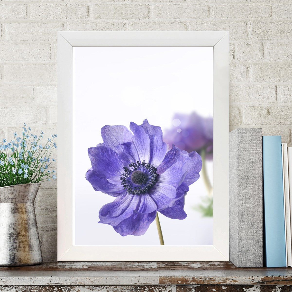 Quadro Decorativo MDF Emoldurado - Arte Multicolor 24x29cm com Moldura de Madeira 2cm