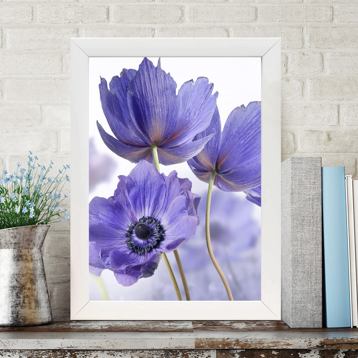 Quadro Decorativo MDF Emoldurado - Arte Multicolor 24x29cm com Moldura de Madeira 2cm