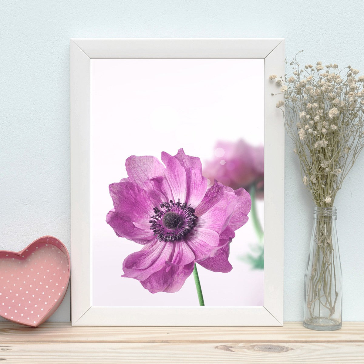 Quadro Decorativo MDF Emoldurado - Arte Multicolor 24x29cm com Moldura de Madeira 2cm