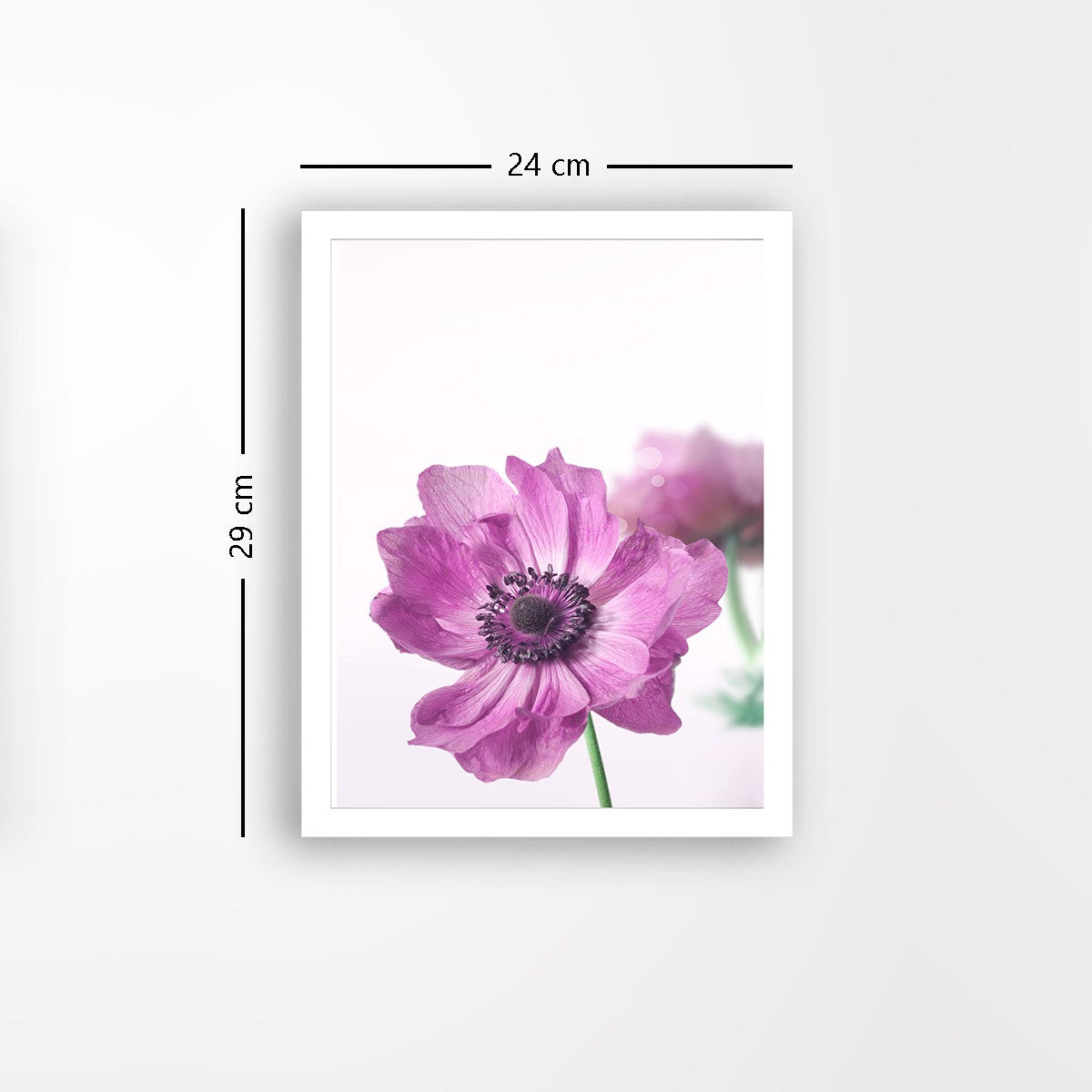 Quadro Decorativo MDF Emoldurado - Arte Multicolor 24x29cm com Moldura de Madeira 2cm