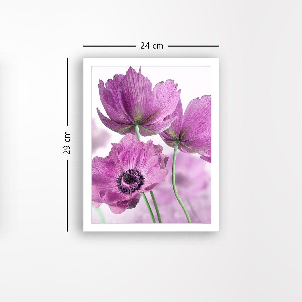 Quadro Decorativo MDF Emoldurado - Arte Multicolor 24x29cm com Moldura de Madeira 2cm