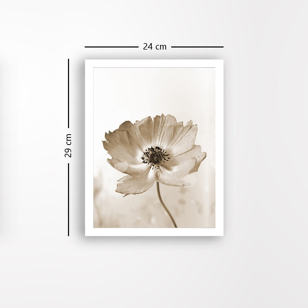 Quadro Decorativo MDF Emoldurado - Arte Multicolor 24x29cm com Moldura de Madeira 2cm