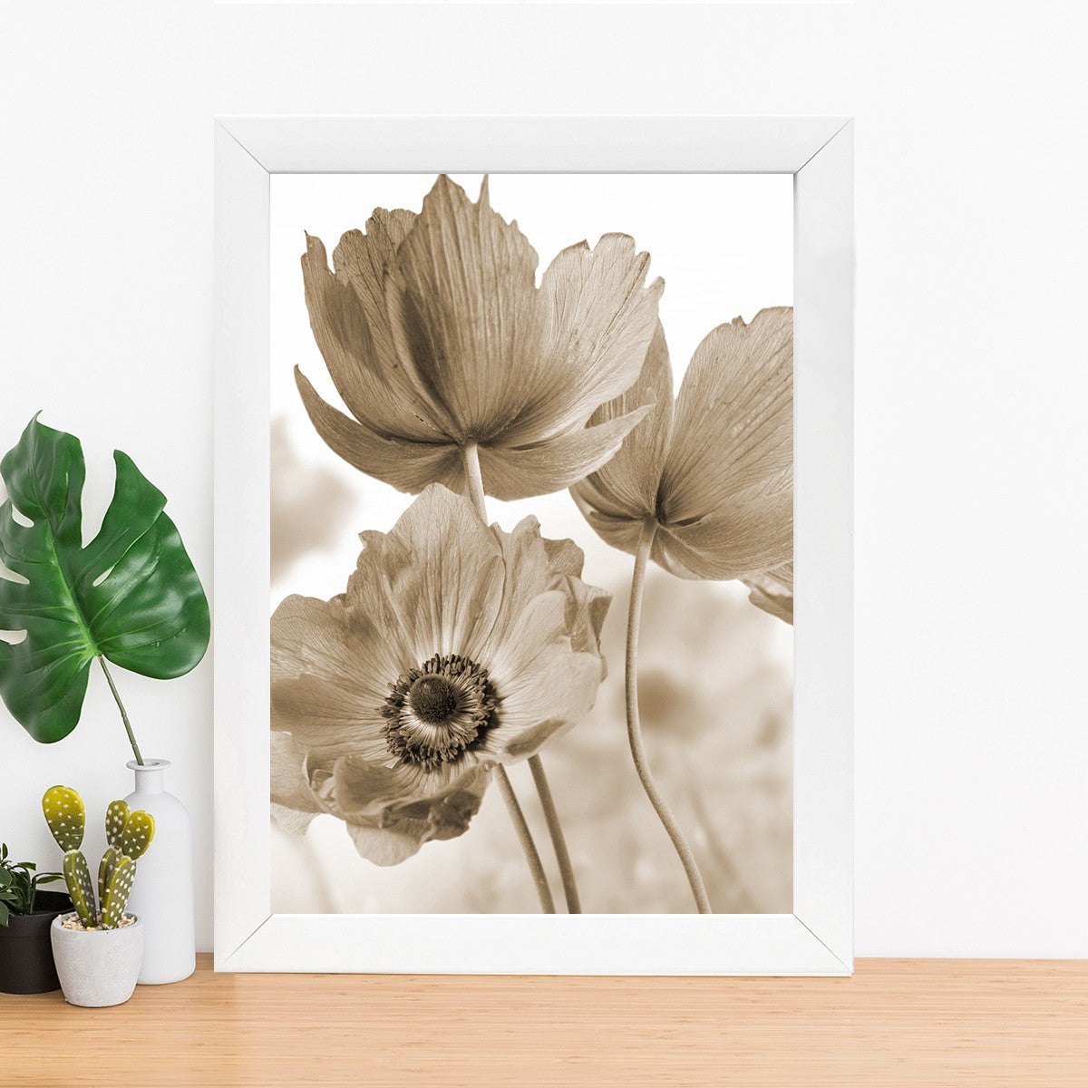 Quadro Decorativo MDF Emoldurado - Arte Multicolor 24x29cm com Moldura de Madeira 2cm