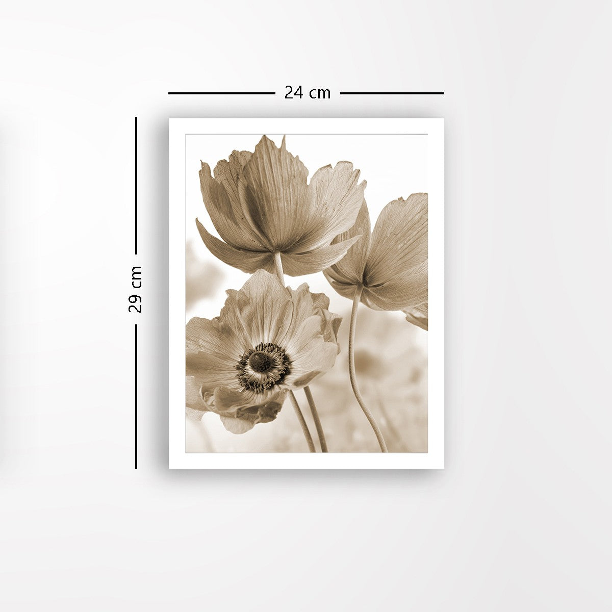 Quadro Decorativo MDF Emoldurado - Arte Multicolor 24x29cm com Moldura de Madeira 2cm