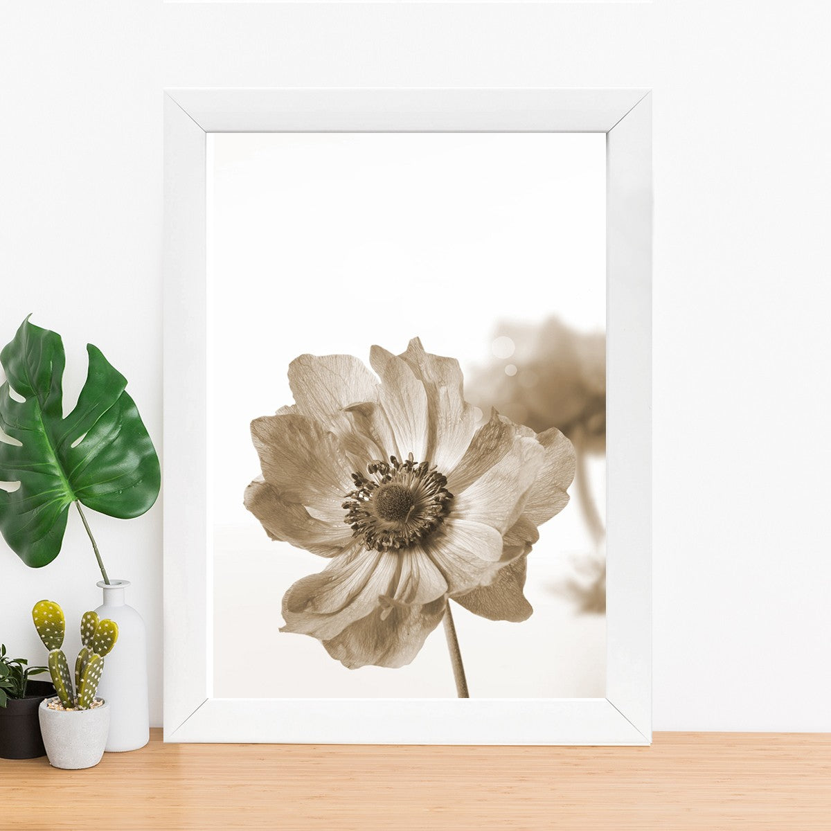 Quadro Decorativo MDF Emoldurado - Arte Multicolor 24x29cm com Moldura de Madeira 2cm