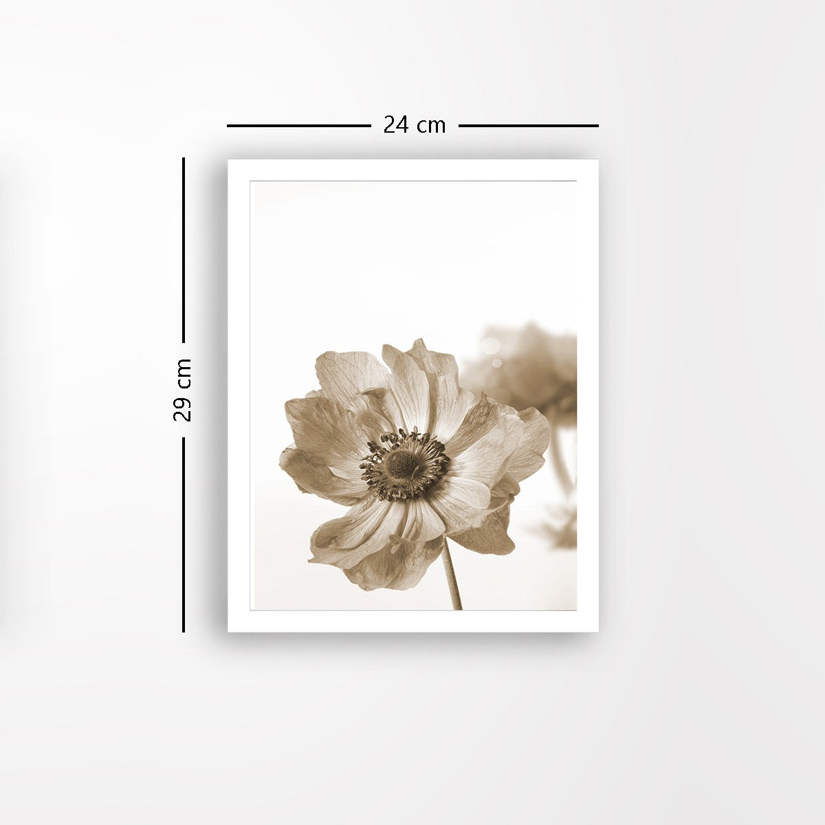 Quadro Decorativo MDF Emoldurado - Arte Multicolor 24x29cm com Moldura de Madeira 2cm