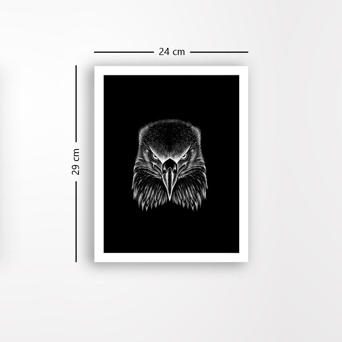 Quadro Decorativo MDF Emoldurado - Arte Multicolor 24x29cm com Moldura de Madeira 2cm