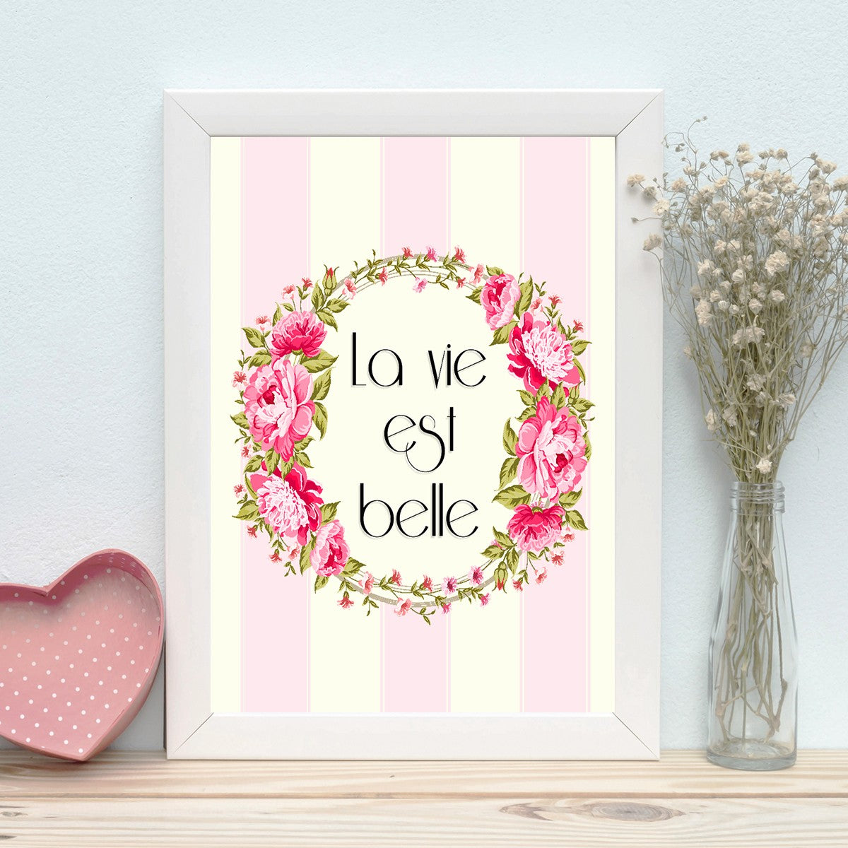 Quadro Decorativo MDF Emoldurado - Arte Multicolor 24x29cm com Moldura de Madeira 2cm