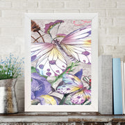 Quadro Decorativo MDF Emoldurado - Arte Multicolor 24x29cm com Moldura de Madeira 2cm