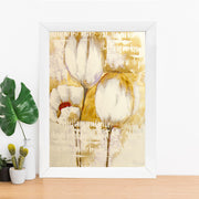 Quadro Decorativo MDF Emoldurado - Arte Multicolor 24x29cm com Moldura de Madeira 2cm