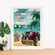 Quadro Decorativo MDF Emoldurado - Arte Multicolor 24x29cm com Moldura de Madeira 2cm