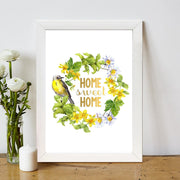 Quadro Decorativo MDF Emoldurado - Arte Multicolor 24x29cm com Moldura de Madeira 2cm