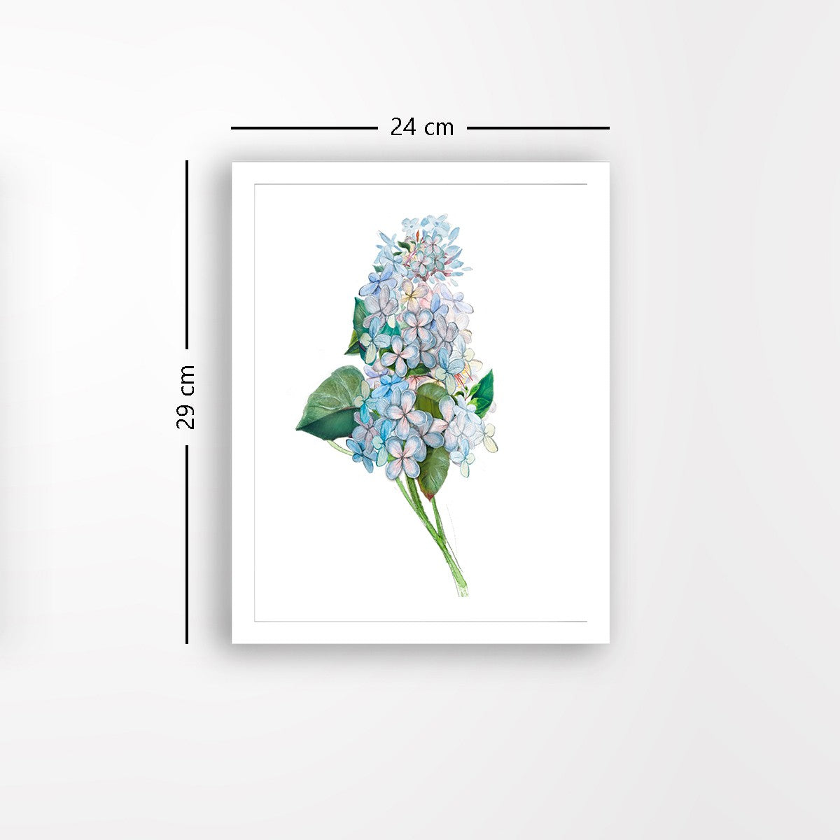 Quadro Decorativo MDF Emoldurado - Arte Multicolor 24x29cm com Moldura de Madeira 2cm