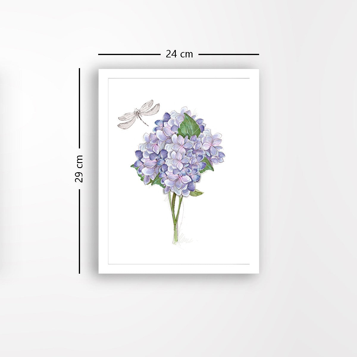 Quadro Decorativo MDF Emoldurado - Arte Multicolor 24x29cm com Moldura de Madeira 2cm