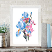 Quadro Decorativo MDF Emoldurado - Arte Multicolor 24x29cm com Moldura de Madeira 2cm