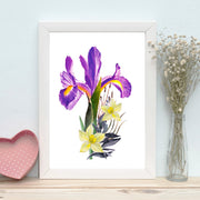 Quadro Decorativo MDF Emoldurado - Arte Multicolor 24x29cm com Moldura de Madeira 2cm