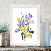 Quadro Decorativo MDF Emoldurado - Arte Multicolor 24x29cm com Moldura de Madeira 2cm