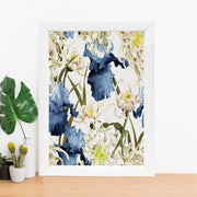 Quadro Decorativo MDF Emoldurado - Arte Multicolor 24x29cm com Moldura de Madeira 2cm