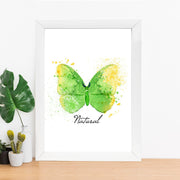 Quadro Decorativo MDF Emoldurado - Arte Multicolor 24x29cm com Moldura de Madeira 2cm