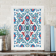 Quadro Decorativo MDF Emoldurado - Arte Multicolor 24x29cm com Moldura de Madeira 2cm