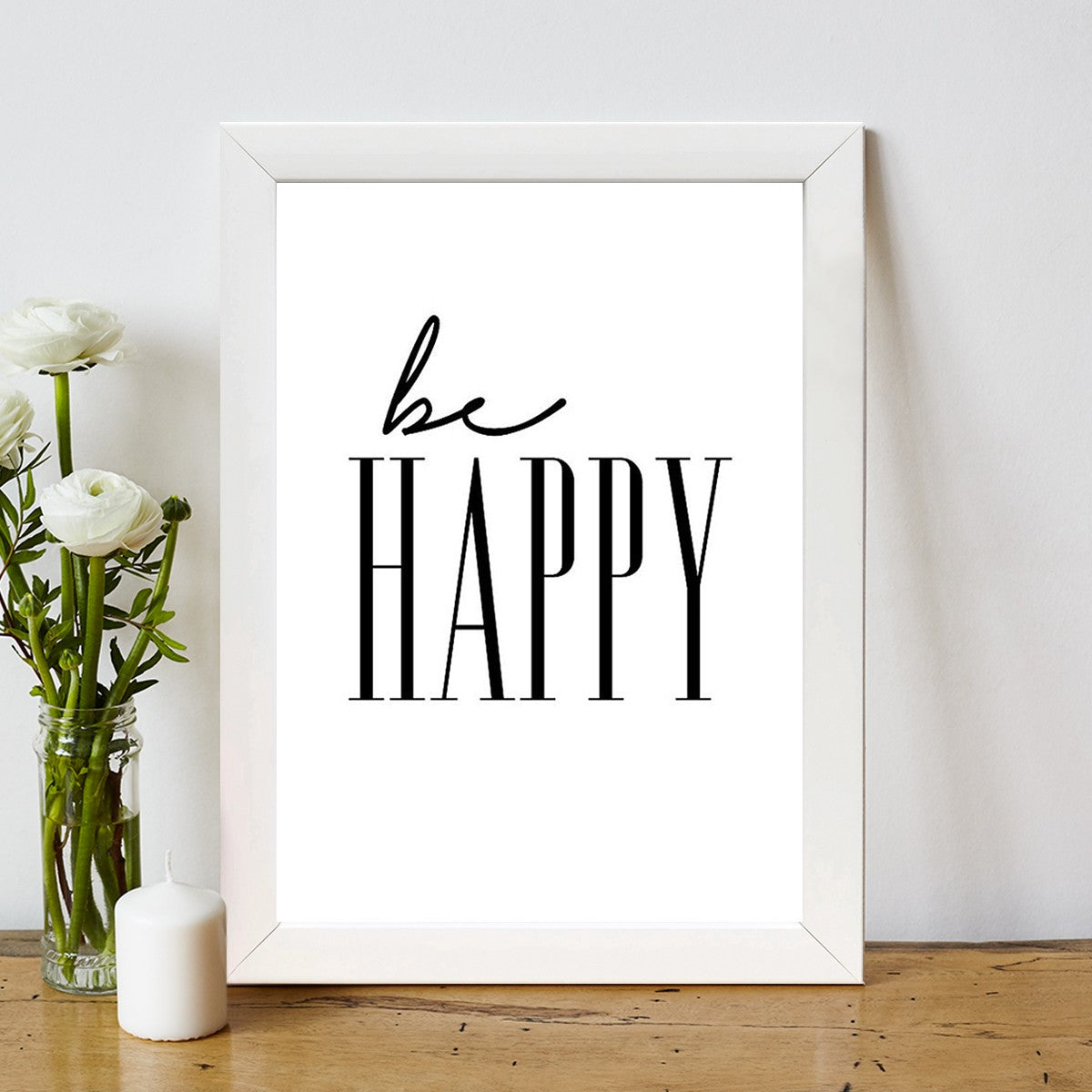 Quadro Decorativo MDF Emoldurado - Arte Multicolor 24x29cm com Moldura de Madeira 2cm