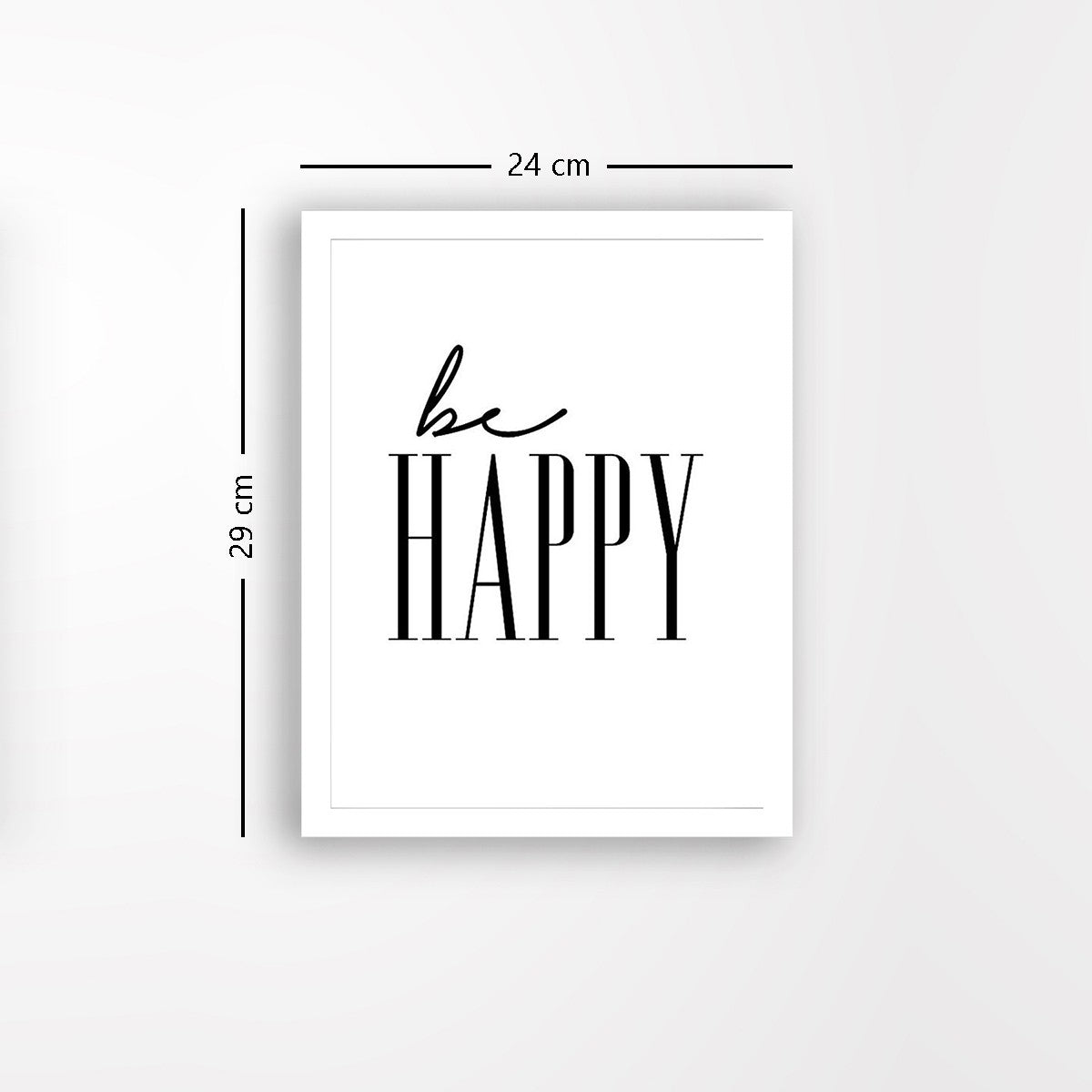 Quadro Decorativo MDF Emoldurado - Arte Multicolor 24x29cm com Moldura de Madeira 2cm