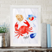 Quadro Decorativo MDF Emoldurado - Arte Multicolor 24x29cm com Moldura de Madeira 2cm