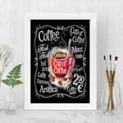 Quadro Decorativo MDF Emoldurado - Arte Multicolor 24x29cm com Moldura de Madeira 2cm