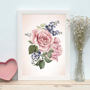 Quadro Decorativo MDF Emoldurado - Arte Multicolor 24x29cm com Moldura de Madeira 2cm