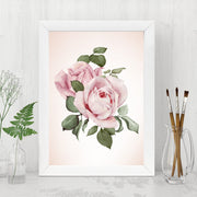 Quadro Decorativo MDF Emoldurado - Arte Multicolor 24x29cm com Moldura de Madeira 2cm