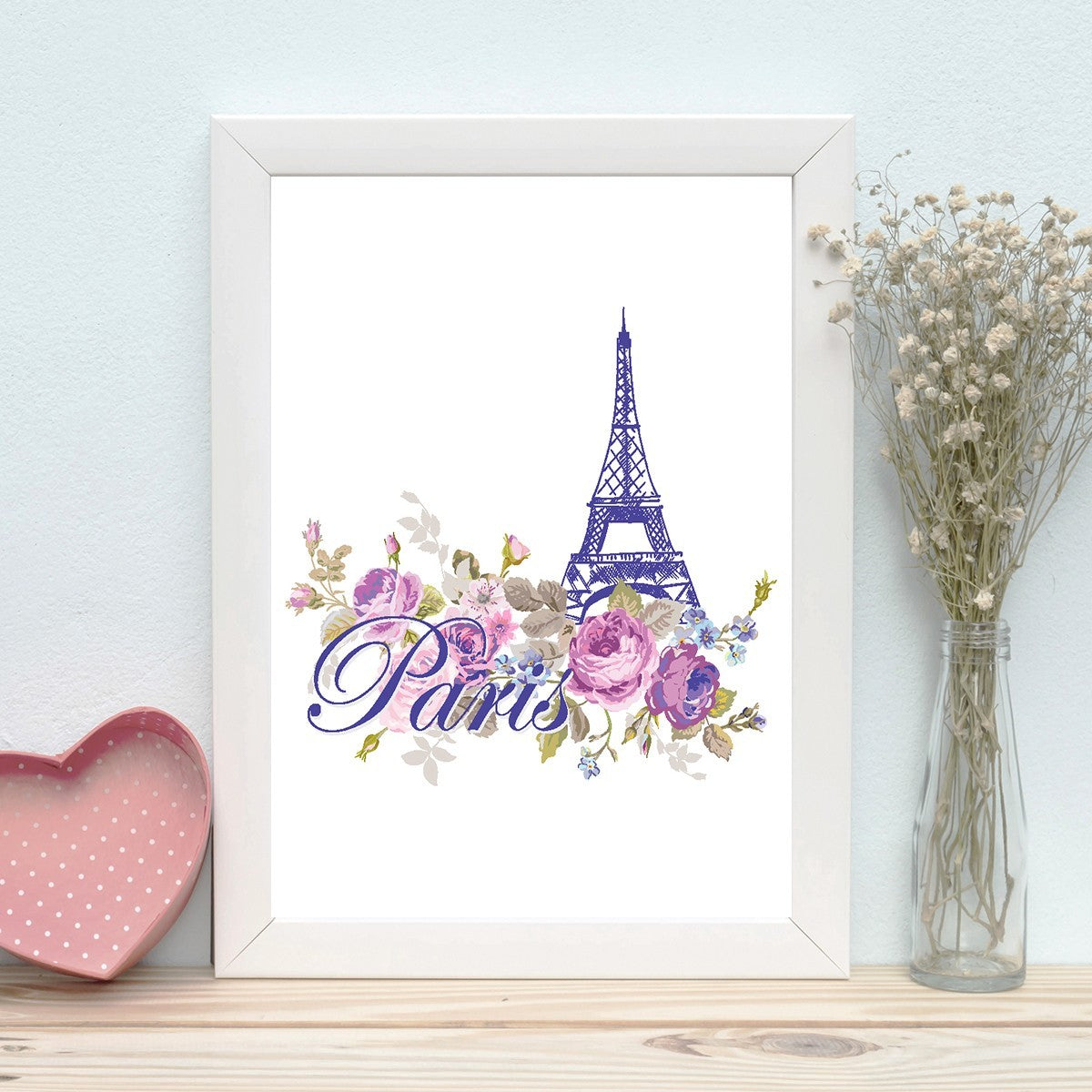 Quadro Decorativo MDF Emoldurado - Arte Multicolor 24x29cm com Moldura de Madeira 2cm