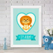 Quadro Decorativo MDF Emoldurado - Arte Multicolor 24x29cm com Moldura de Madeira 2cm