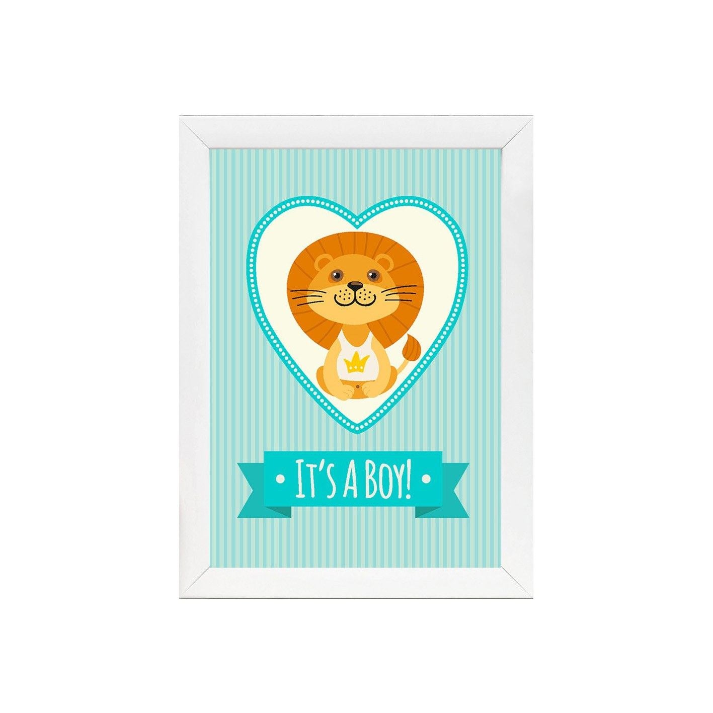 Quadro Decorativo MDF Emoldurado - Arte Multicolor 24x29cm com Moldura de Madeira 2cm