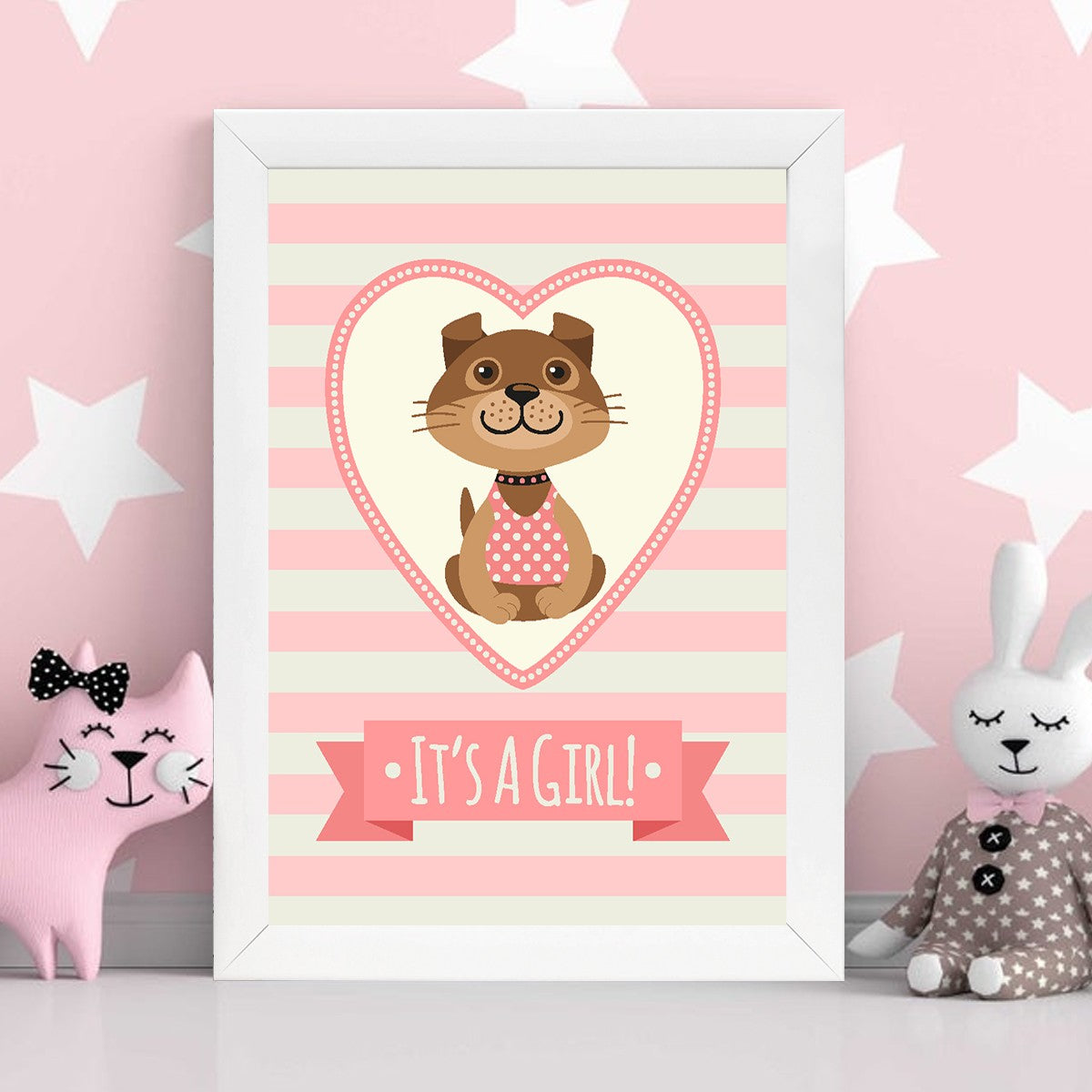 Quadro Decorativo MDF Emoldurado - Arte Multicolor 24x29cm com Moldura de Madeira 2cm