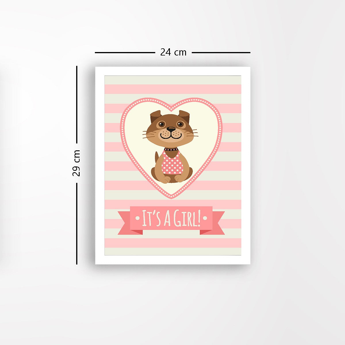 Quadro Decorativo MDF Emoldurado - Arte Multicolor 24x29cm com Moldura de Madeira 2cm