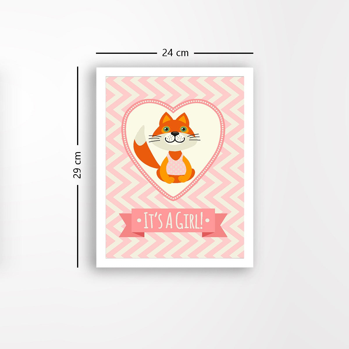 Quadro Decorativo MDF Emoldurado - Arte Multicolor 24x29cm com Moldura de Madeira 2cm