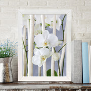 Quadro Decorativo MDF Emoldurado - Arte Multicolor 24x29cm com Moldura de Madeira 2cm