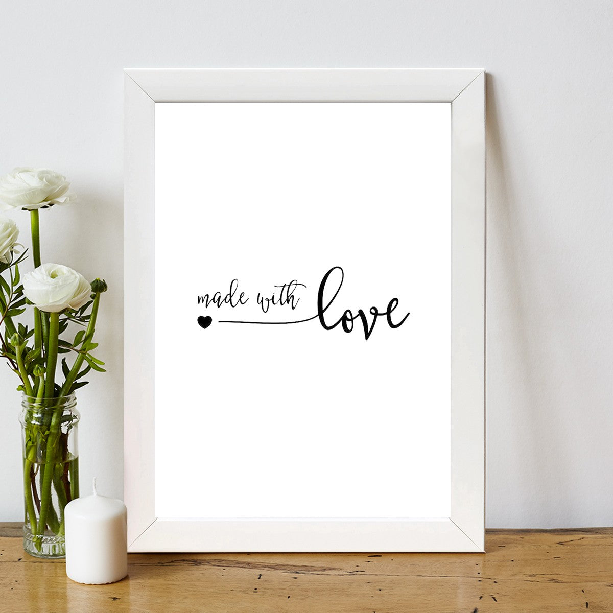 Quadro Decorativo MDF Emoldurado - Arte Multicolor 24x29cm com Moldura de Madeira 2cm