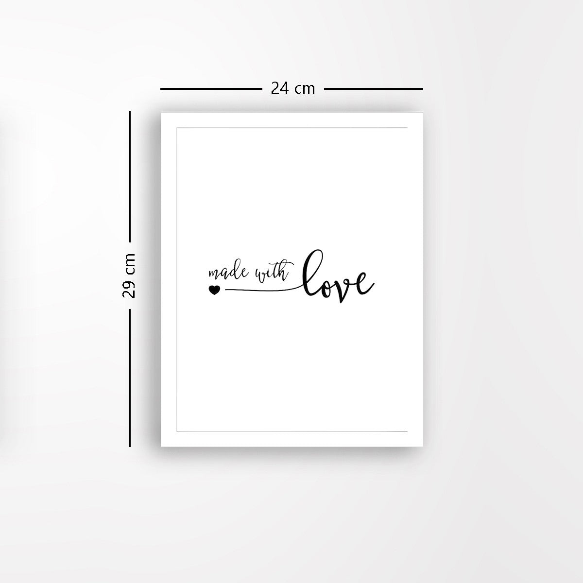 Quadro Decorativo MDF Emoldurado - Arte Multicolor 24x29cm com Moldura de Madeira 2cm