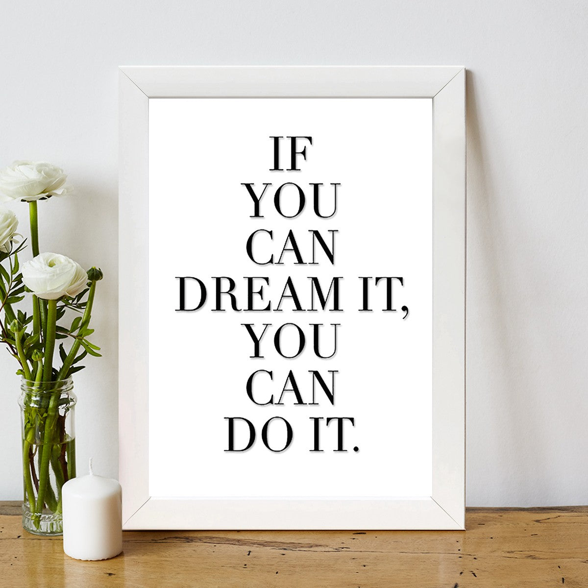 Quadro Decorativo MDF Emoldurado - Arte Multicolor 24x29cm com Moldura de Madeira 2cm