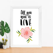 Quadro Decorativo MDF Emoldurado - Arte Multicolor 24x29cm com Moldura de Madeira 2cm