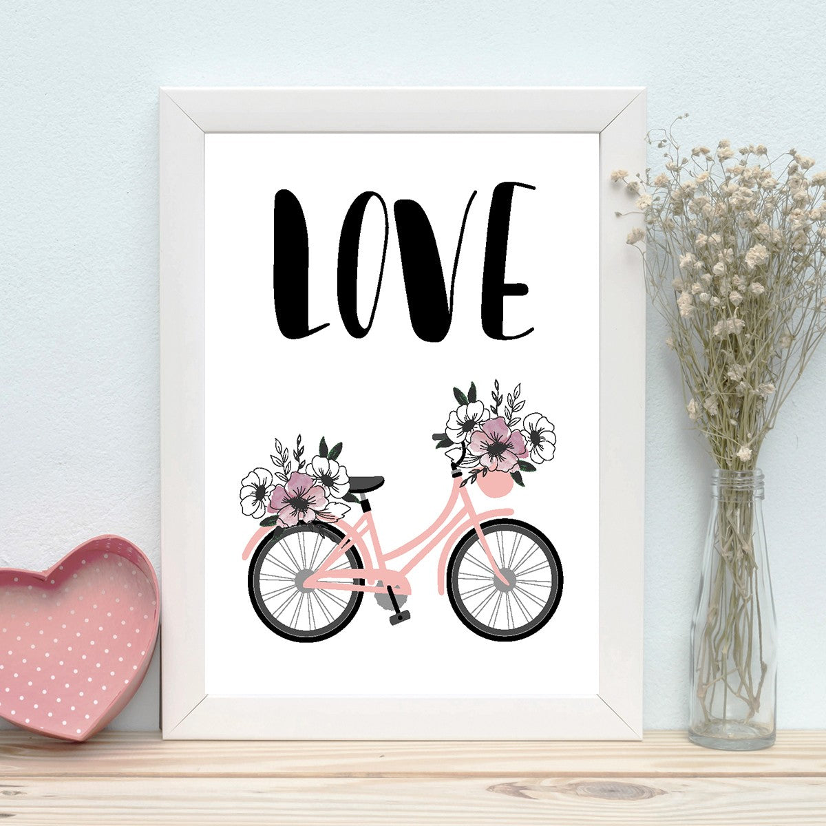 Quadro Decorativo MDF Emoldurado - Arte Multicolor 24x29cm com Moldura de Madeira 2cm