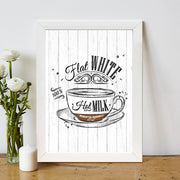 Quadro Decorativo MDF Emoldurado - Arte Multicolor 24x29cm com Moldura de Madeira 2cm